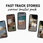 Fast Track Stories Summer Booster Pack